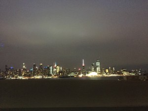 New York at night - view from New Jersey